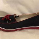 Grasshoppers Slip On Shoes Women Size 8M Navy Red Canvas Comfort Casual Blue Photo 2