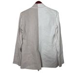 Veronica Beard  Two Tone Braeton Linen Dickey Blazer Size 4 Photo 2