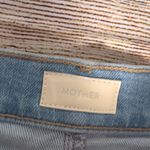 Mother the peg step fray denim skirt size 24 Blue Photo 2