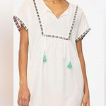 J. Crew Factory Fringe Beach Tunic XXL White Photo 1