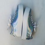 JSlides NEW J Slides Silver Metallic Platform Sneakers Shoes Photo 2