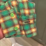 BDG  Green and Orange Plaid Shirt Photo 5