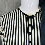Vintage Victorian black and white stripe dress retro Halloween costume cosplay m Size M Photo 3