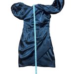 DO+BE NEW  Ella Cocktail Dress off the shoulder black satin sz small Photo 6