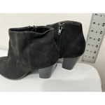 Old Navy Womans  250/81 Size 8 Black Zip Block Heel Ankle Boots Photo 3