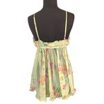 Victoria's Secret Vintage Victoria’s Secret Babydoll Slip Dress Sheer Floral Nightie Women Medium Photo 2