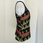 HD in Paris Anthropologie Jacquard Peplum Top sz 6 Photo 3