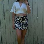 Timing white lace crop top- ties in back Photo 0