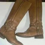 Tory Burch ‘Amanda’ Brown Leather Knee-High Boots | US Women's Size 6.5 Photo 4