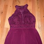 Morgan & Co . burgundy/ maroon mini dress Photo 2