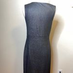 #15 Cowl Neck Smokey Metallic Silver Dress Size 2 Photo 3