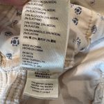 Pilcro  Women's Micro Corduroy Slim Boyfriend Crop Pants Ivory Cream Boho‎ Preppy Photo 4