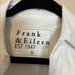 Frank & Eileen  Charlotte Perfect Polo in White Size Small Photo 4