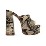 Schutz New in Box Cali Snake Printed Leather Platform Sandals Sz 9 $138 Photo 8