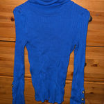 Time & Tru , Women’s Blue Turtle Neck Small  Photo 0