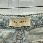 Big star light wash raw hem denim jean shorts women's 27 Photo 2