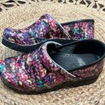 Dansko  Clog Patent Leather Nurse Shoes Womens Size EUR 38 US 7.5-8 Colorful Photo 0