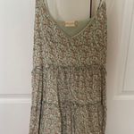 Altar'd State  Green Floral Mini Dress Photo 0