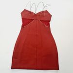 superdown Jaxie Diamond Mini Dress in Rust XS Photo 11