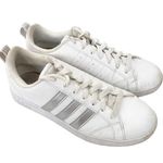 Adidas VS Advantage White Silver Sneakers Sz 7.5 Photo 0
