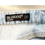 BLANK NYC  The Baxter Cropped High Rise Straight Leg Mom Jeans Blue 26 / 2 Photo 4