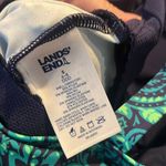 New Lands’ End Women’s Tankini Top Paisley Green Navy Blue Small DDD NWT Photo 10