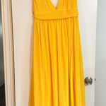 Love by Design Athen Plunging V-Neck Maxi Dress Yellow Photo 8