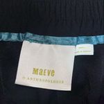 Anthropologie Maeve Delancey Satin-Trimmed Cargo Jogger Trouser Pant Black Small Photo 9