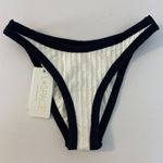 l*space NWT L* White & Black Foley Bitsy Bikini Bottom Photo 3