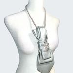 “Dainty Dapper”Elegant Silver necktie necklace with angel brooch Photo 2