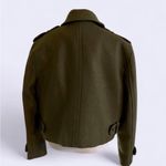ZARA  Cropped military style jacket Sz L Photo 3