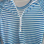 J.Crew Blue and White Striped Swimsuit Set Photo 4