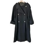 Jil Sander 100% Cashmere Oversized Long Coat in Charcoal Gray Size 36 DE 6 US Photo 1