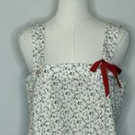 Fiorucci Vintage Floral Button-Back Pinafore Top Womens Size IT 42 US Medium Photo 1