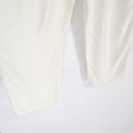 L'Academie NEW Abi Drawstring Pants Relaxed Straight in White Women's S Photo 5