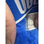 UGG  Disco Cross Slide Sandals Blue Fluffy Fur Platform Shoes Women’s Size 5 Photo 7