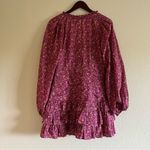 Love Shack Fancy NWOT  Rina Dress in Cherry Wine Size 8 Photo 9