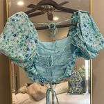 Puff Sleeve Top Multi Size M Photo 2