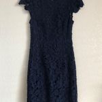 Lulus Romance Language Navy Blue Backless Lace Dress Photo 5
