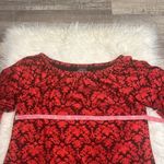 Coco Bianco  on or off shoulder puff sleeve top textured jacquard L Photo 7