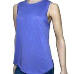 Athleta Women’s Size S Burnt Periwinkle Distressed Muscle Tank Photo 1