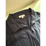 Goldie $150 New  Embroidered Pocket Polo - Navy - Small Photo 4