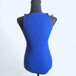 EXPRESS Vintage 2000s royal blue  tank top hearts Size Small Photo 6