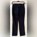 Rag and Bone Simone Navy Pinstripe Snap Dress Pants Size 2 EUC Photo 3