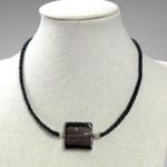 Free People NWT  Sunshine Express Glass Choker in Black Photo 1