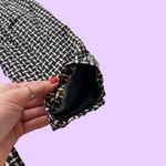 Vintage 90s Gianni Sport black & white checkered long fitted blazer 🔥 Size 6 Photo 3