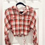 Sundays  Emma Shirt in Red Plaid size‎ Small Photo 3