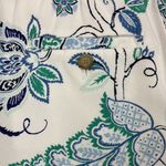 Loft Paisley Floral Print The Front Shorts Women's size 00 Photo 7