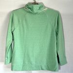 Maurice's Cowl Neck Pullover Sweater Sweatshirt L Mint Green Kangaroo Pocket Photo 4