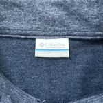 Columbia Women's Trek French Terry 1/4 Zip Crop Sweatshirt Sz LARGE Blue Photo 2